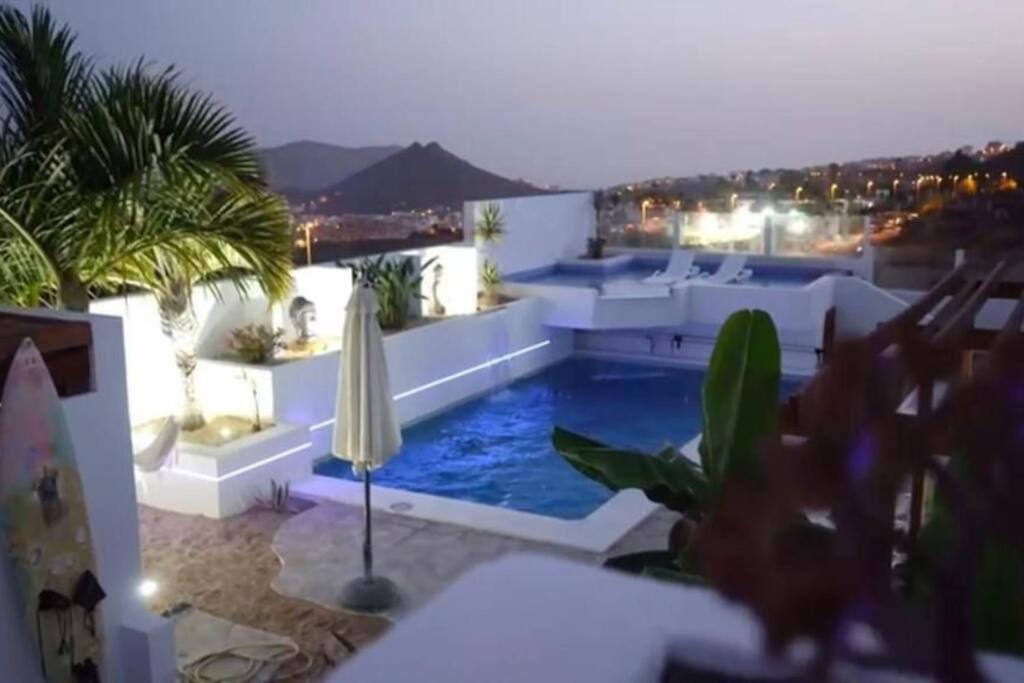 Gezellige Villa Met Prachtig Zicht En Zwembad Arona  Exterior foto